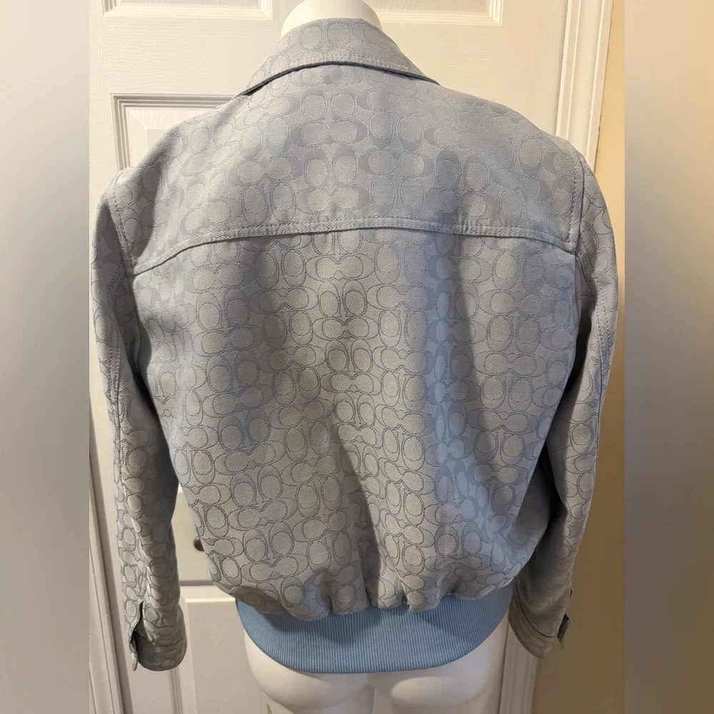 Coach Signature Jacquard Bomber Jacket (Style No. C9780), Size S